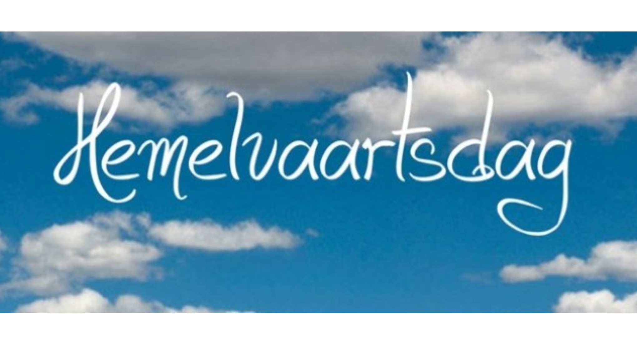Hemelvaart gesloten