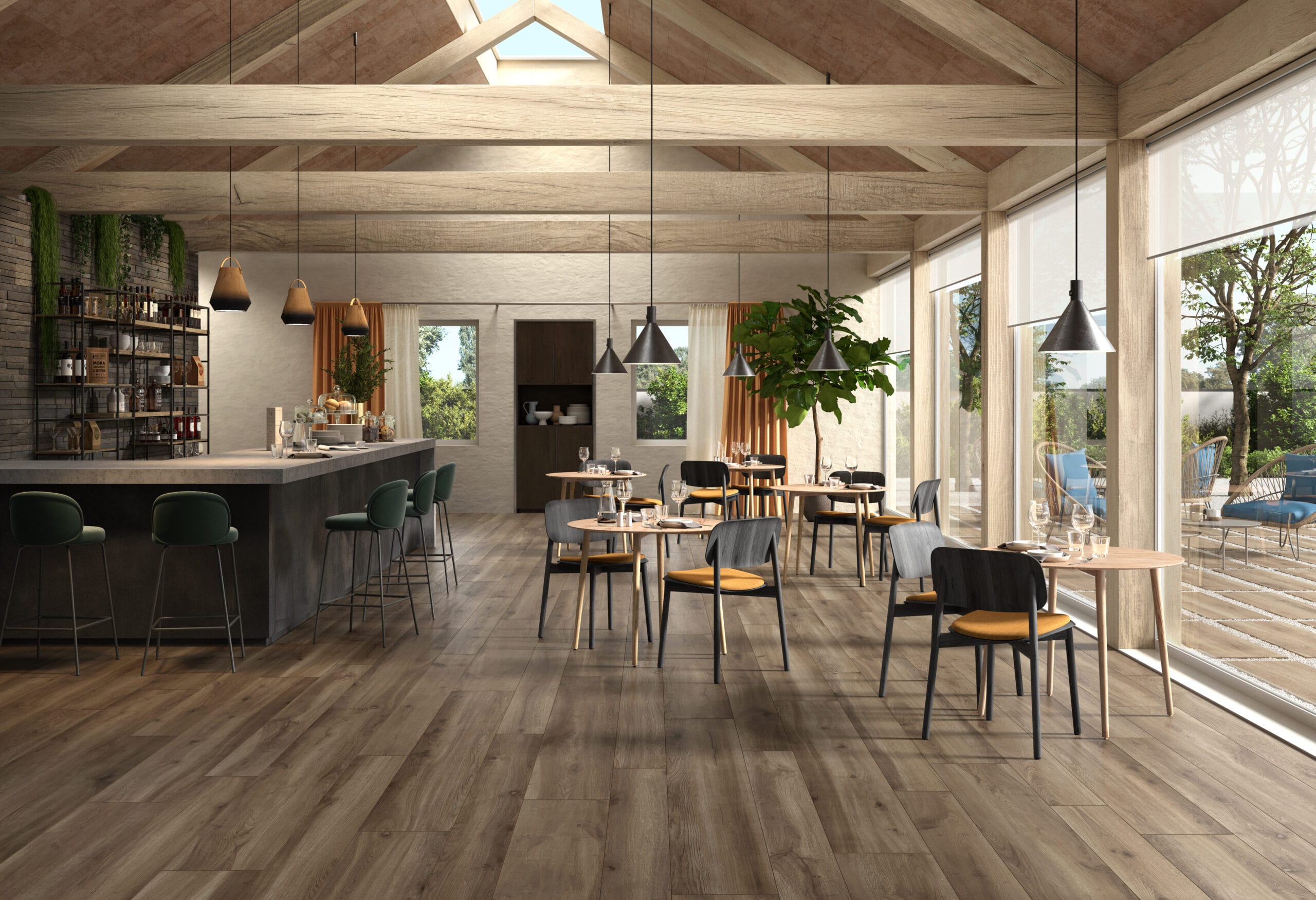 PAN borealis donegal naturale 105mm donegal strutturato 20mm restaurant 001 scaled