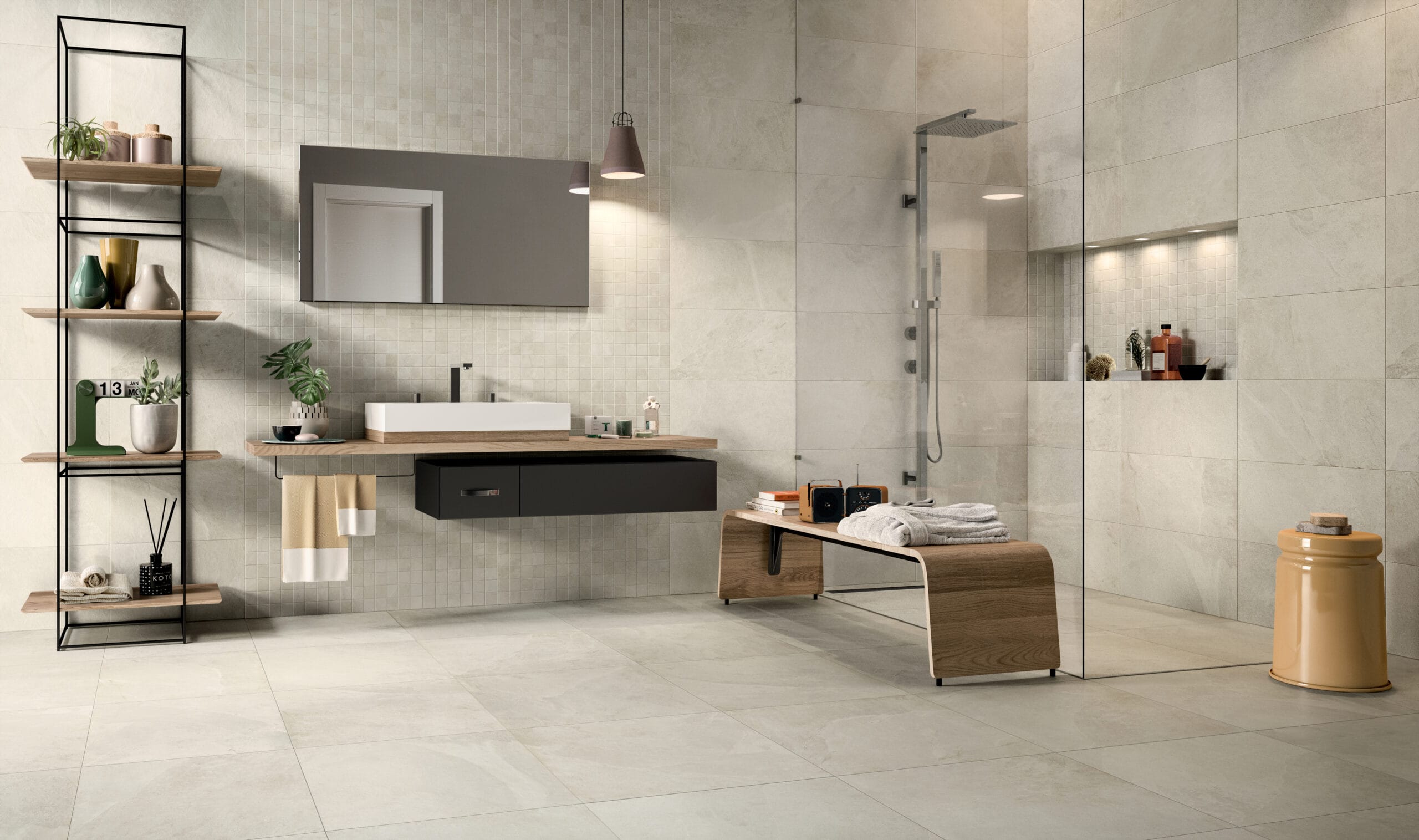 PAN frame glen naturale 10mm glen naturale mosaico 10mm bathroom 001 scaled